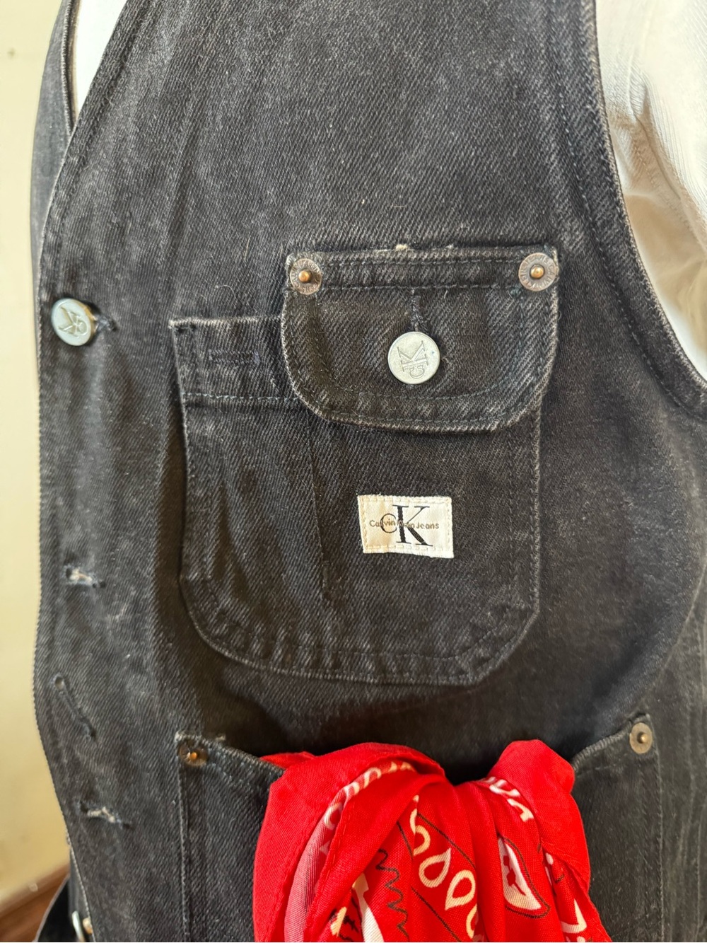 Vintage Calvin Klein Jeans Vest - Picture 5 of 10